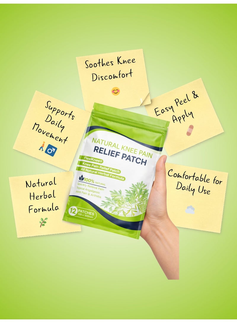 AL ARAS Natural Knee Pain Comfort Patch – Herbal Patch for Daily Use (PACK OF 3 | 36 Patches) - Image 5